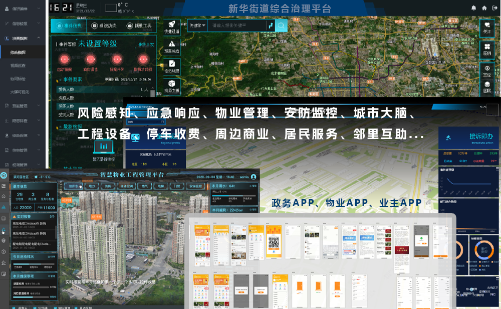 北京副中心某街道基层综合治理平台